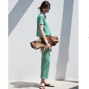 RETRO JACQUARD PANTS AND TOP